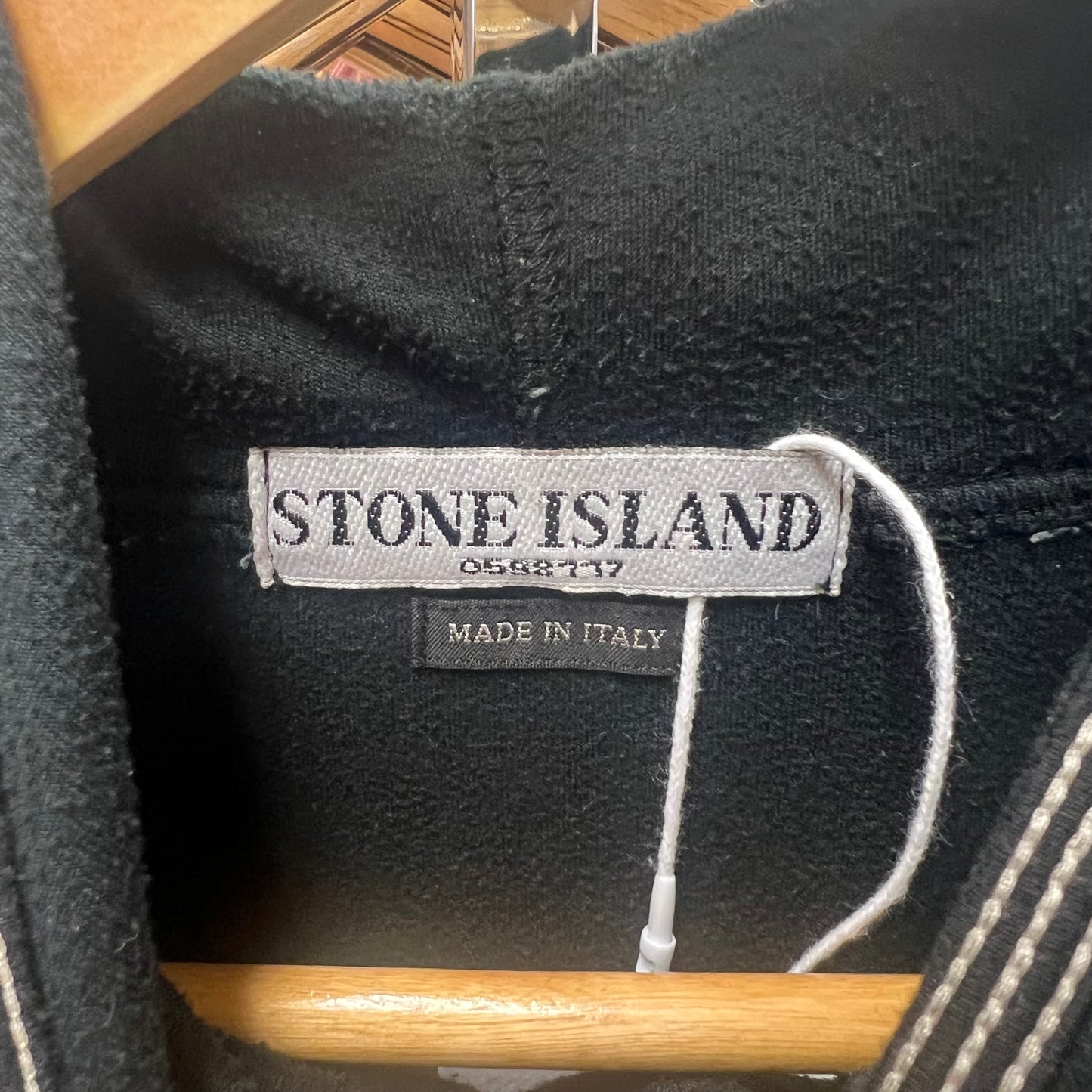Stone Island Button-Up Hoodie (XXL)