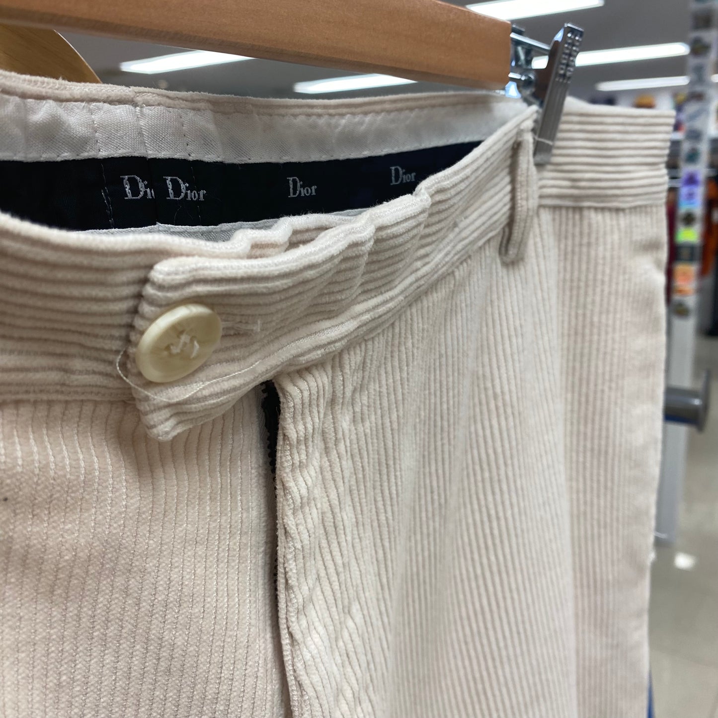 Christian Dior Beige Corteroid Pants
