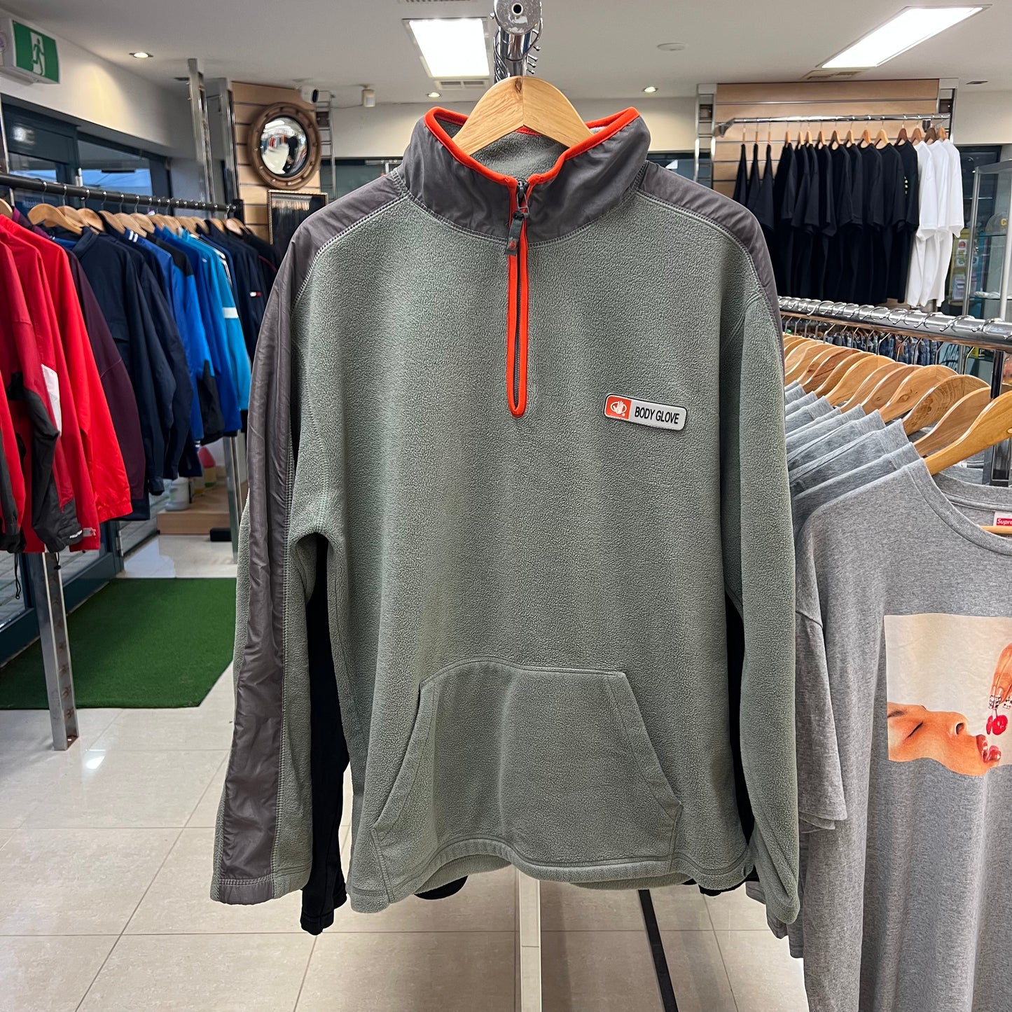 Vintage Body Glove Fleece Pullover Jumper (L)