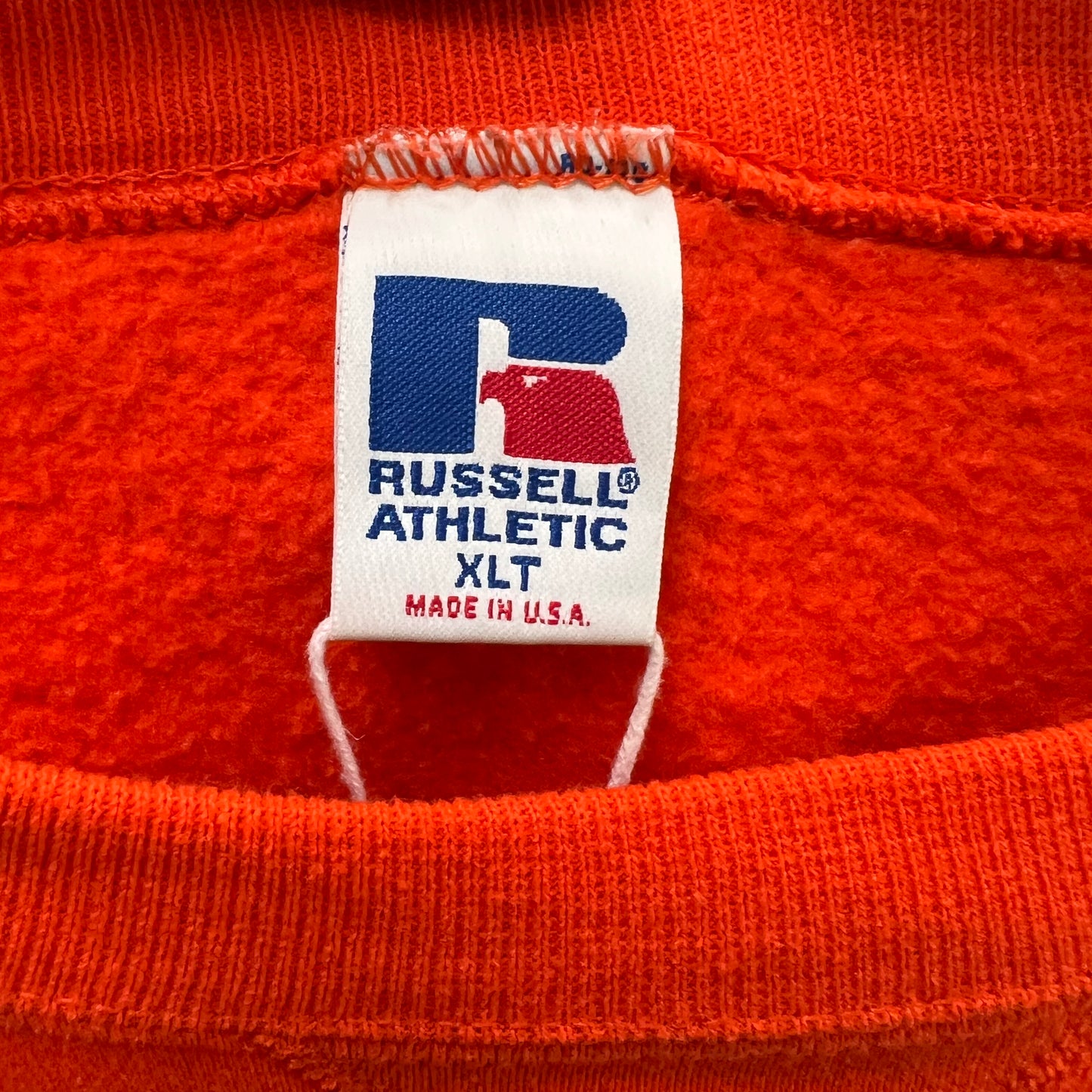 Orange Russel Athletic Crewneck (XL)