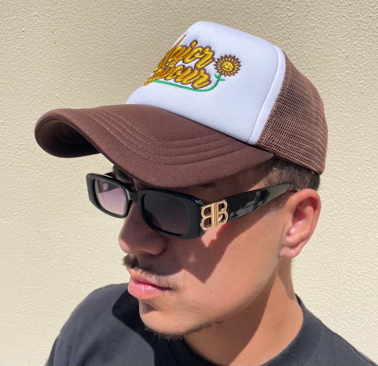 Major Flavour® Stay Golden Trucker Cap (Mocha)