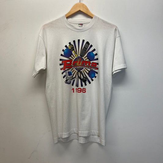Vintage White “Fruit Of The Loom” T-Shirt (L)