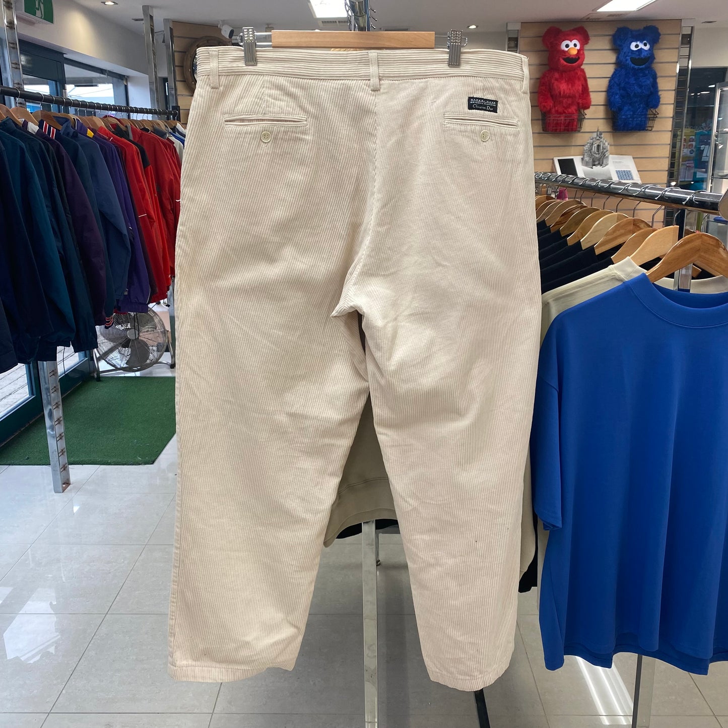 Christian Dior Beige Corteroid Pants