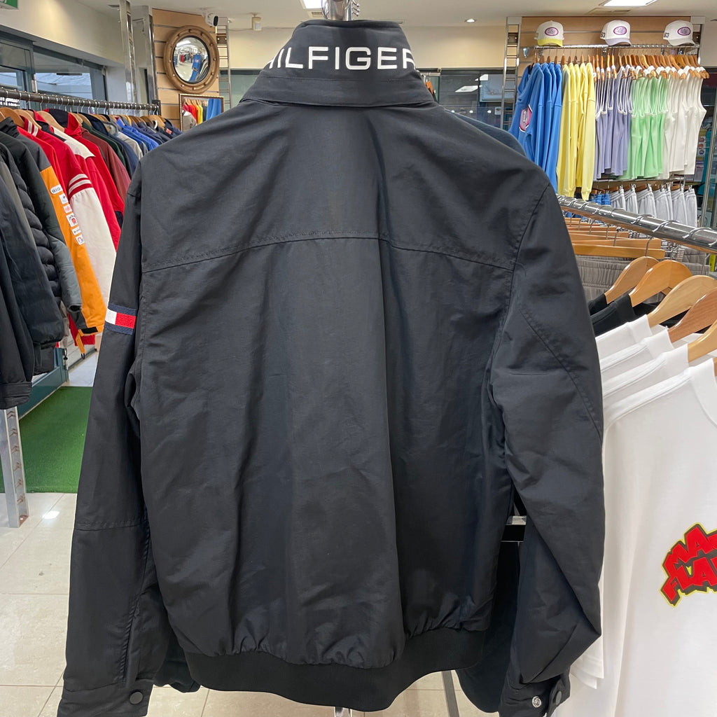 Tommy Hilfiger Black Zip-Up Jacket (M)