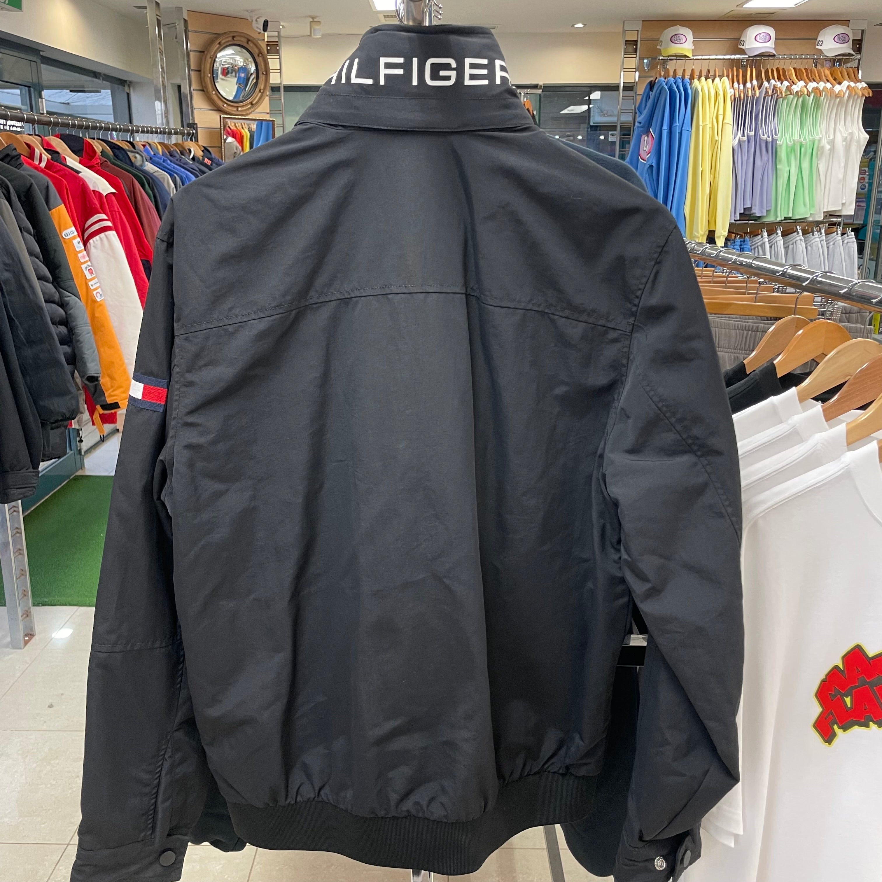 Tommy Hilfiger Black Zip-Up Jacket (M)