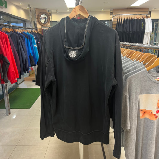 Stone Island Button-Up Hoodie (XXL)
