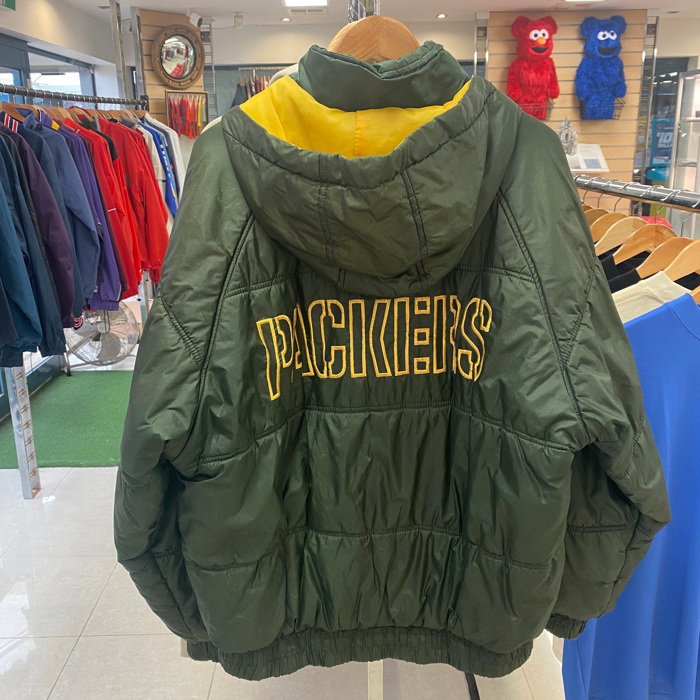 Dark Green Packers Puffer Jacket (XL)