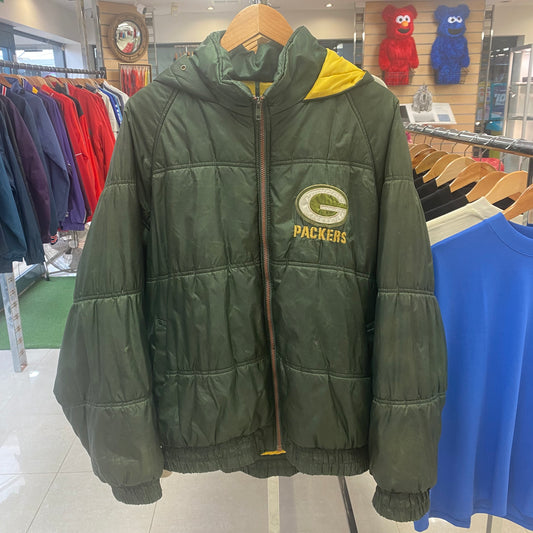 Dark Green Packers Puffer Jacket (XL)