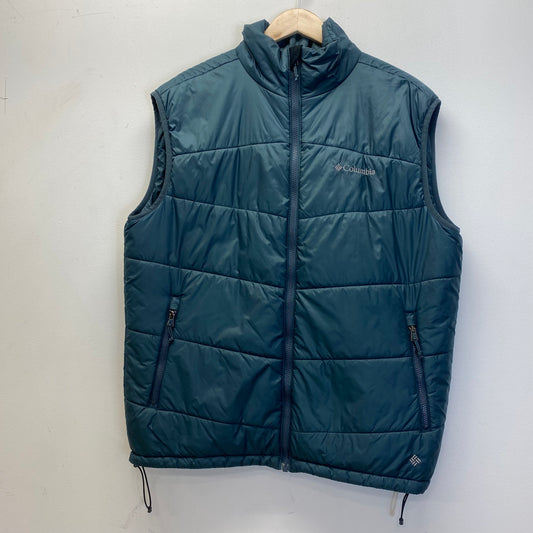 Navy Vintage Columbia puffer vest (XL)