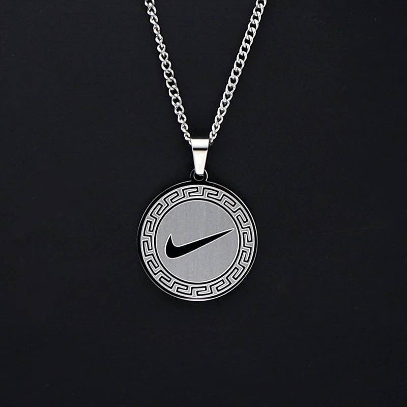 SWOOSH X MEDUSA NECKLACE SILVER