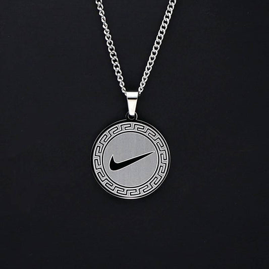SWOOSH X MEDUSA NECKLACE SILVER