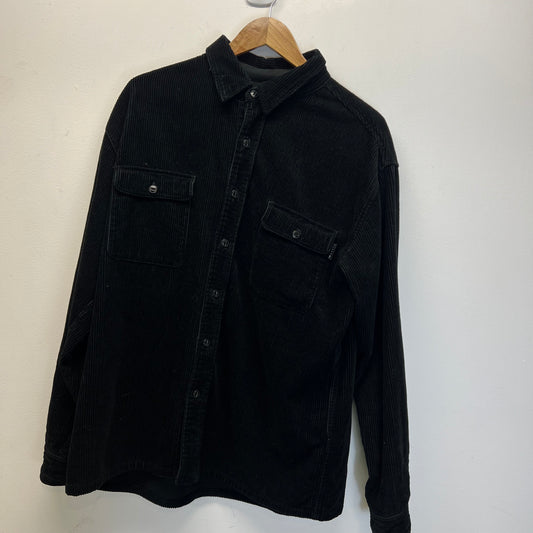 Black Rusty Vintage Corduroy Button Up (L)