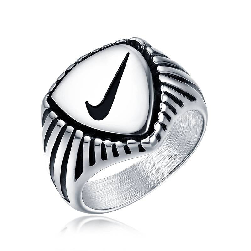 Nike Shield Ring Silver
