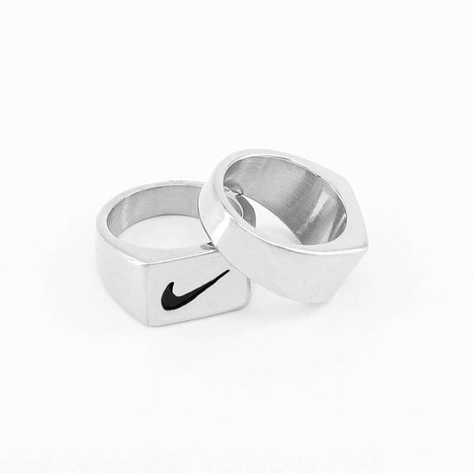 Nike Black Swoosh Ring