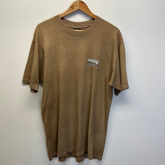 Beige Vintage Quicksilver T-Shirt (M)