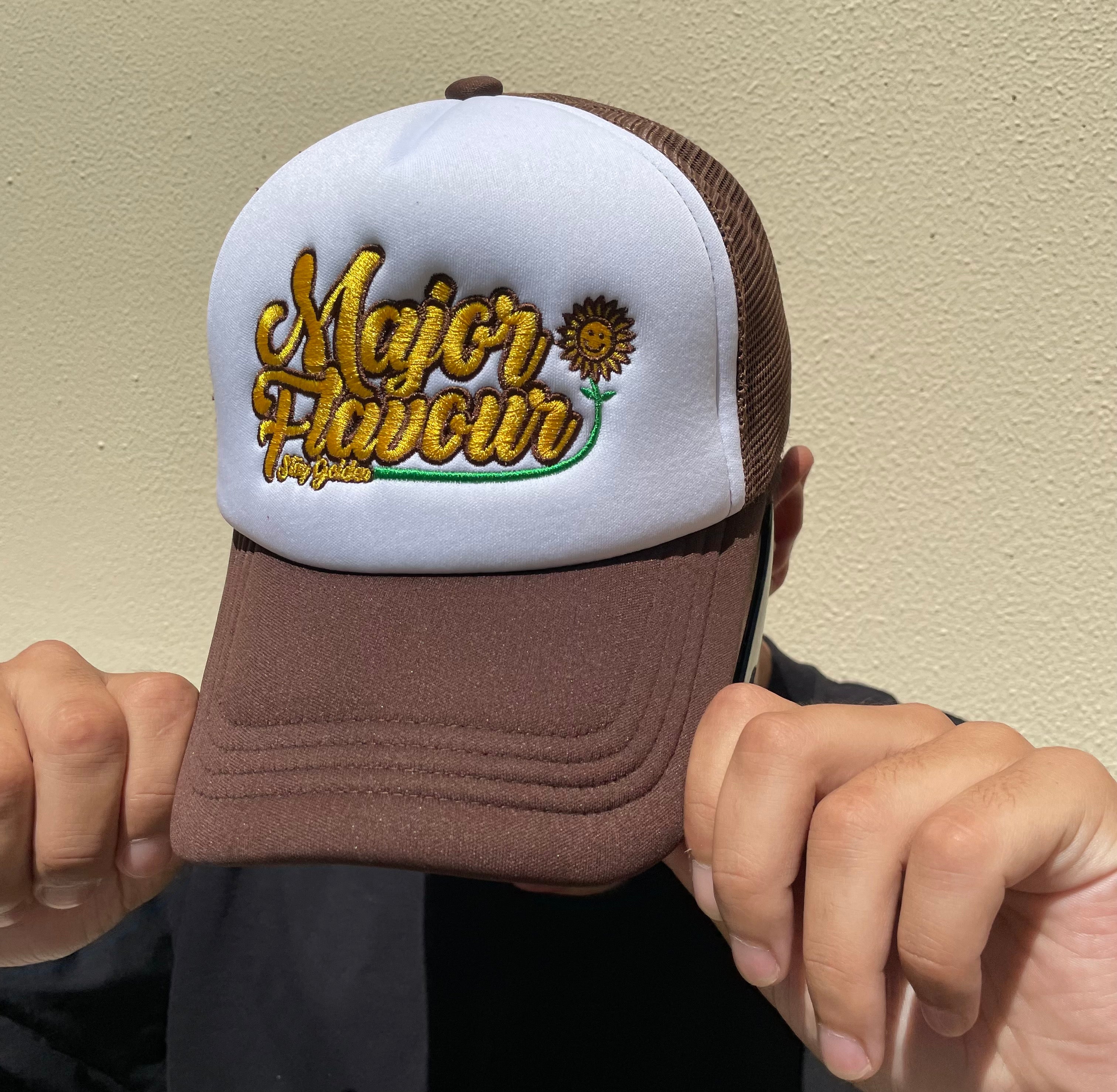 Major Flavour® Stay Golden Trucker Cap (Mocha)